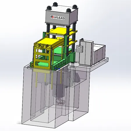 Prensa hidráulica en caliente de varios pisos